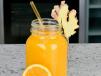 Healthy Lemonade With Ginger And Orange Juice