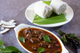 PUTTU 2 PCS + BEEF CURRY