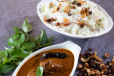 GHEE RICE + CHICKEN CURRY