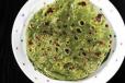 Onion With Palak Paratha