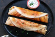 Schezwan Dosa With Masala