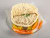 Hummus With Meat Sandwich