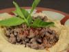 Hummus With Meat Salad
