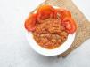 Bean With Tomato Sauce Plate