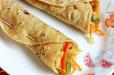 Veg Parotta Sandwich