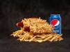 Cheesy Sticks Double Hot Dog Combo Meal