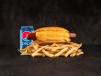 Cheesy Hot Dog Combo Meal