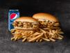 Double Chicken Philly Steak Combo Meal