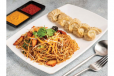 Half Momo,Half Chow Mein Chicken