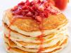 Strawberry Cream Cheese Pancakes