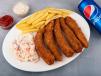 Finger Fish (5 Pieces) with Fries and Cole slaw