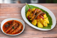 Fish Shappu Curry and Kappa Combo