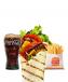 King’s Wrap- Beef Medium Meal