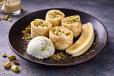 Halawa and Banana Crepe