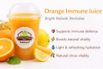 Orange Immune Cold Pressed Juice