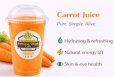 Carrot Juice - Fresh and Cold Pressed