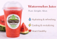Watermelon Juice - Fresh and Cold Pressed