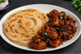 Porotta With Chicken Roast