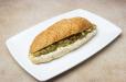Hummus with Meat Sandwich