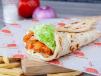Chili Chicken Paratha Sandwich