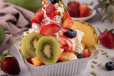 Fruit Salad with Ice Cream