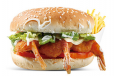 Prawns Burger