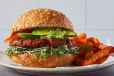 Avocado with Veg. Burger