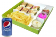 Fola Regular Falafel Veg Meal With Pepsi 330 Ml And Fries