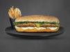 Chicken Strips Combo Sandwich
