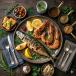 Mackerel with Shrimp Meal - Блюдо скумбрии с креветками