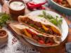 Sausage Sandwich Baladi Bread
