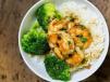 Grilled Shrimp with Rice and Broccoli