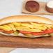 French Fries Potato sandwich Samon