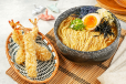 Prawn Tempura Ramen, Shoyu Dashi Broth