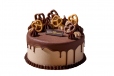 Salted Caramel Chocolate Pretzel Ice Cream Cake