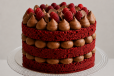 500g Nutella Naked Red Velvet Cake