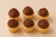 Vanila Cupcake with Chocolate