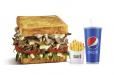 Frisco Beef Portobello Sandwich Combo