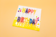 Happy Birthday Letter Candle