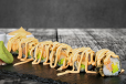 Crispy Crabstick Hosomaki  - (Cooked Sushi) - 8 Pcs
