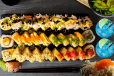 CR30 Crispy Combo 2 Save 40 percent ( 6 Sushi Types,  30 Pcs Sushi + Crab Salad + Edamame + 2 Blue Electric Mojito