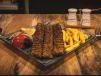 Meat Chopped Kabab Bread Tray