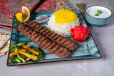 Meat Tikka With Rice Tray