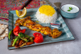 Chicken Bone With Rice Tray