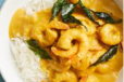 PRAWNS MANGO CURRY WITH COCONUT RICE