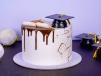 Graduation Fresh Cream Cake