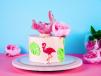 Flamingo 3D Cake