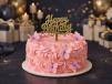 Pink Butterfly Birthday Cake