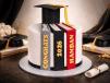 Grad Book Cake