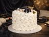White Rose Graduation Cake